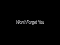 Won't Forget You - Top 100 Songs